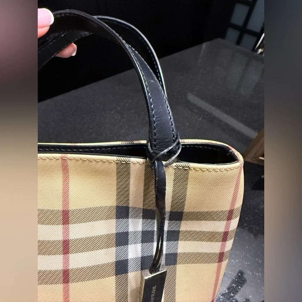 BURBERRY Nova Check Mini Tote